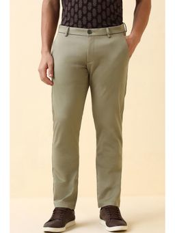 Allen Solly - Men Olive Solid Trousers