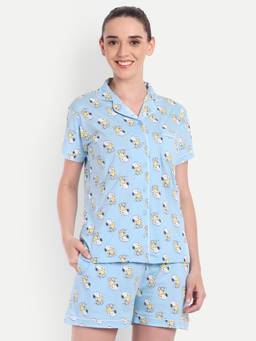 Bedtime Story - Bts-1130 Peanut Sweet Dream Blue Shirt