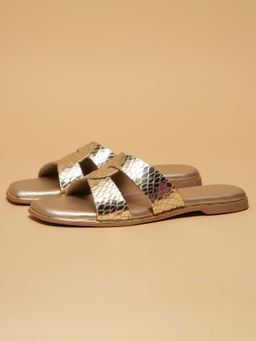 ERIDANI - Women Anaisha Gold Flats