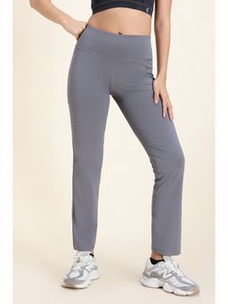 Zivame - Zelocity High Stretch Quality Grey Trackpant