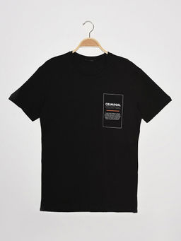 Trendyol - Man Black T-Shirt