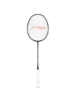 Li-Ning - Turbo Charging Z Boost Strung Badminton Racquet (Black, Blue, Gold 83 g)