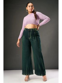 FREAKINS - Chromatic Waves Curve Retro Flare Stretch Jeans