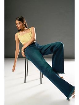 FREAKINS - Island Blue Straight Fit Jeans