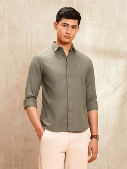 U.S. Polo Assn. Denim Co. - Men Green Regular Fit Shirt