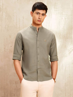 U.S. Polo Assn. Denim Co. - Men Green Regular Fit Shirt