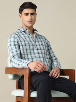 U.S. POLO ASSN. - Men Green Checks Shirt