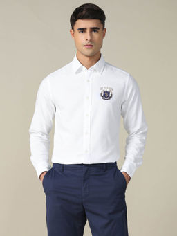 U.S. POLO ASSN. - Men White Tailored Fit Shirt