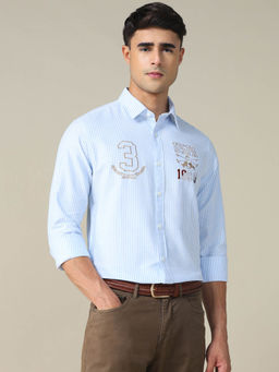 U.S. POLO ASSN. - Men Blue Striped Shirt