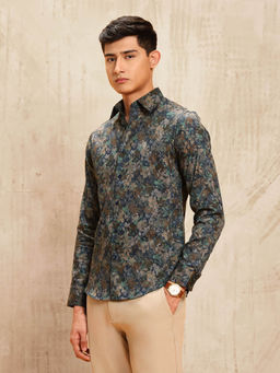 U.S. POLO ASSN. - Men Multi-Color Floral Printed Shirt
