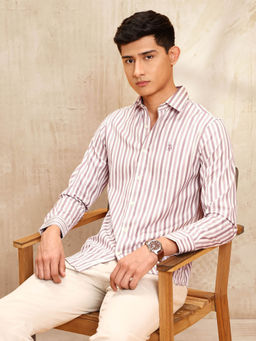 U.S. POLO ASSN. - Men Pink Striped Shirt