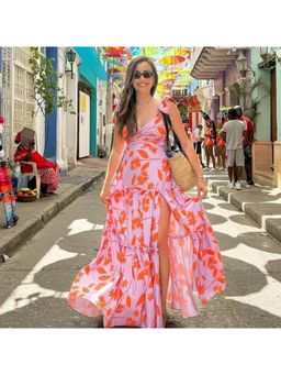 Loveable Creations By Muskan - Tropicana Escape Swimsuit with Skirt