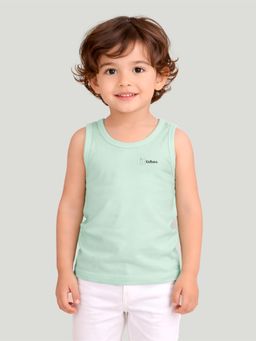 Kidbea - Green Bamboo Solid Vest