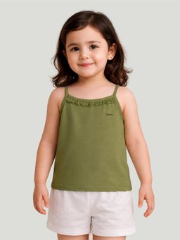 Kidbea - Olive Solid Camisole