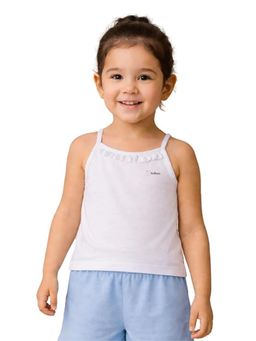 Kidbea - White Solid Camisole