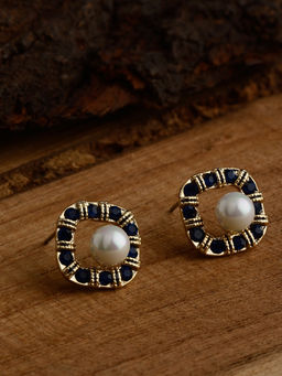 E2O - Blue Fancy Stud Earrings
