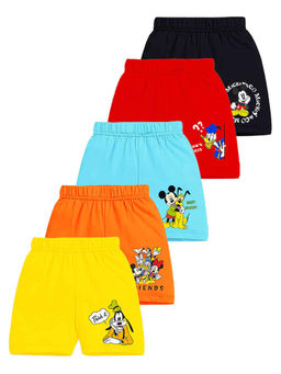 Kuchipoo - Boys Multi-Color Printed Shorts (Pack of 5)