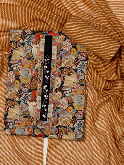 SALWAR STUDIO - Women Multi-Color Cotton Unstitched Kurta with Bottom and Dupatta (Set of 3)