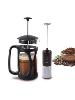 Wonderchef - French Press Coffee Maker & Milk Frother