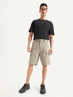 Levi's - Men's Beige Regular Fit Shorts