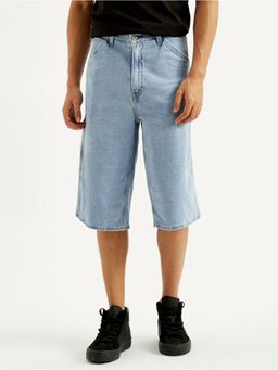 Levi's - Men's Light-Blue Loose Fit Shorts
