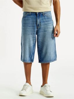 Levi's - Men's 568 Light Blue Loose Fit Mid Rise Shorts