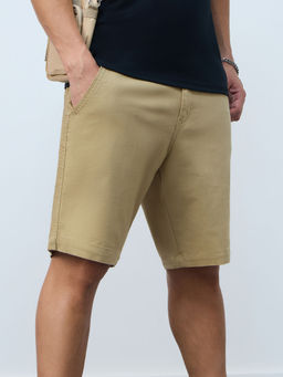The Souled Store - Originals Beige Men Chino Shorts