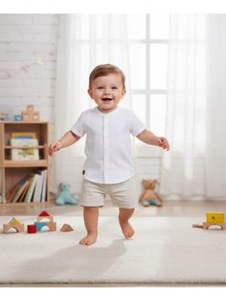 MINI KLUB - Self Design Shirt-White