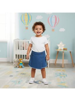 MINI KLUB - Cotton Solid Skort-Blue