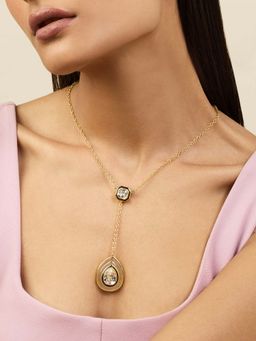 Isharya - Tidal Treasures Drop Necklace 18Kt Gold Plated