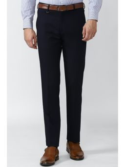 Van Heusen - Solid Navy Trousers