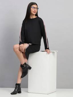 Fitleasure - Black Lightweight Breathable Flex Ease Loose Top