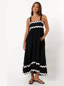 Petal & Pup - Reece Black Solid Dress