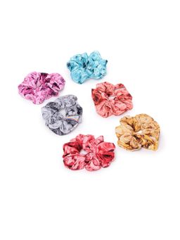 Laida - 6 Digital Print Scrunchies