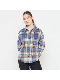 Madame - Quilted Blue Puffer Jacket