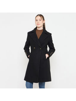 Madame - Notch Lapel Neckline Long Overcoats
