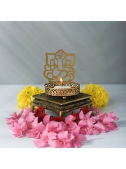 Samskara Home - Ganesh Single Tealight Holder