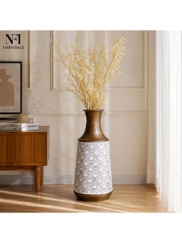 NFI Essentials - Metal Flower Vase For Living Room & Office Home Decor