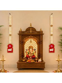 Special You - Ganpati Cow Hanging Pack Of 2 For Home Temple & Festive Decor
