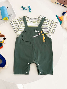 Hopscotch - Stripe Print Romper