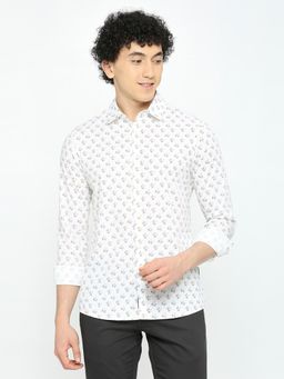 Being Human - Mens White Casual Shirt