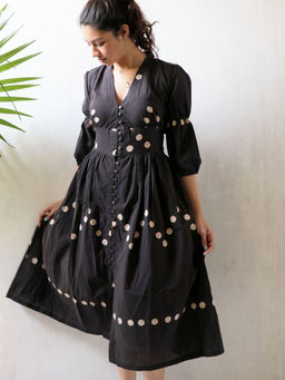 Chidiyaa - Caroline Cotton Dress - Polka