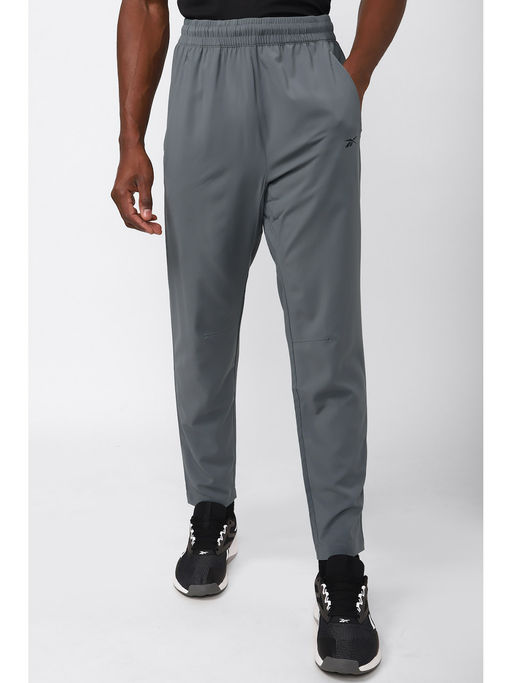 Grey Reebok Sweatpants With Zipper Pockets Grey Reebok Mens Track