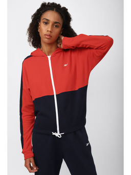Reebok - Womens Te Linear Logo Ft Fullzip Sweatshirt