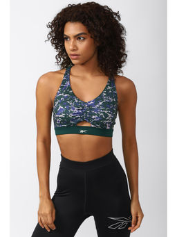 Reebok - Womens Rbk Fitness Mod Safari Poly Bralette