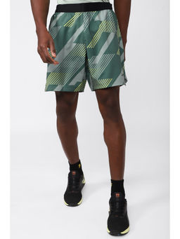 Reebok - Mens Green TS Speed 3 0 AOP Shorts