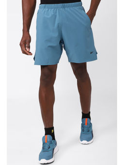 Reebok - Mens Blue TS Strength 3 0 Shorts