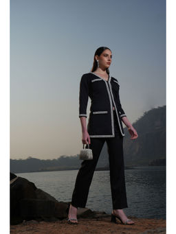 Label Iris - Black Pearl Beaded Co-Ord (Set of 2)