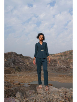 Label Iris - Blue Emerald Chain Co-Ord (Set of 2)