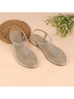 Metro - Womens Gold Sandals